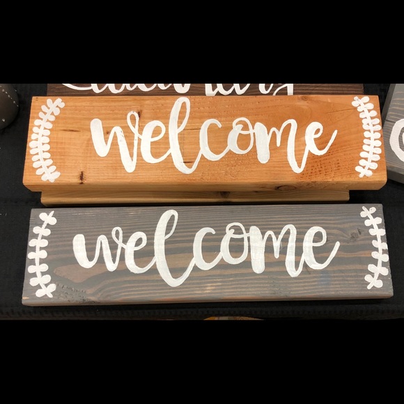 Rustic Welcome Sign - Picture 2 of 2